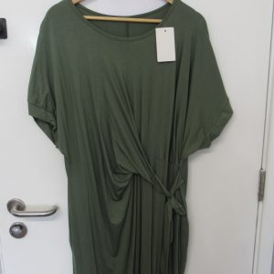 New Ladies Khaki Wrap Around Detail Dress One Size fits sizes 16 18 20 22