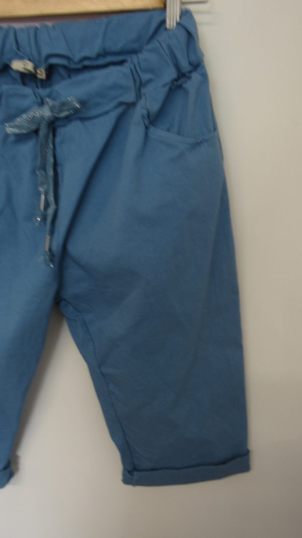NEW Ladies Pale Blue Magic Shorts One Size Fits sizes 10 12 14 16 Size 1 - Image 3