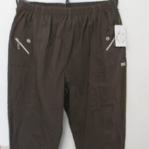 Cherry Berry Mocha 3/4 length stretchy trousers Size T9 UK 24