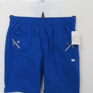 Cherry Berry Royal Blue Stretchy Shorts Size T7 UK 20