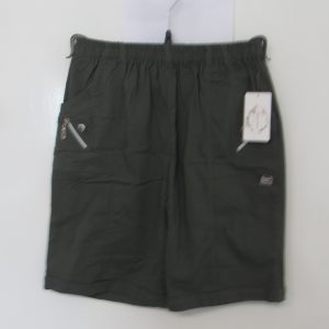 Cherry Berry Khaki Green Stretchy Shorts Size T4 UK 14