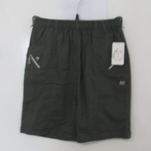 Cherry Berry Khaki Green Stretchy Shorts Size T4 UK 14