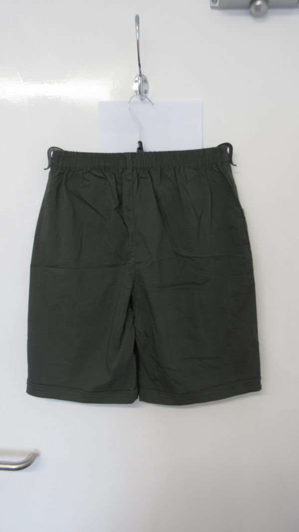 Cherry Berry Khaki Green Stretchy Shorts Size T4 UK 14 - Image 6