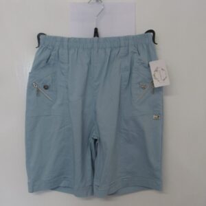 Cherry Berry Light Blue Stretchy Shorts Size T5 UK 16