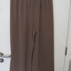 New Ladies Mocha Wide Leg Trousers One Size fits sizes 14 16 18