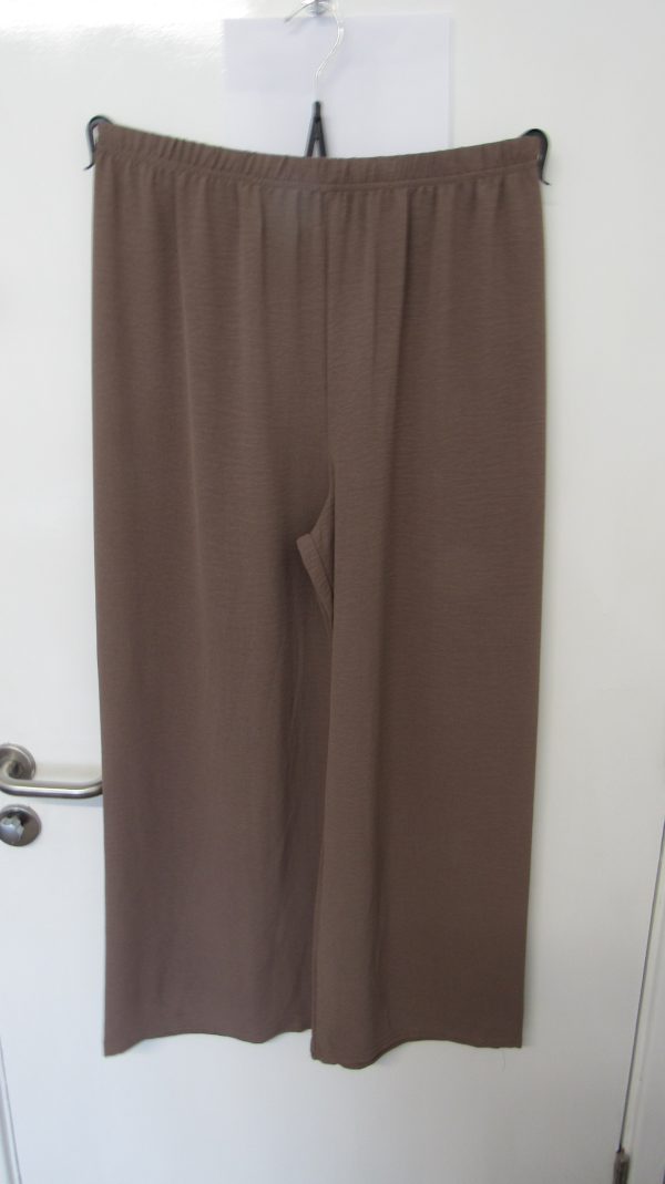New Ladies Mocha Wide Leg Trousers One Size fits sizes 14 16 18 - Image 5