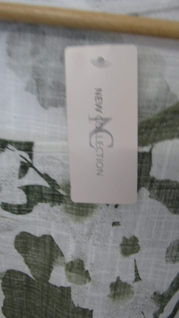 New Khaki Green Floral Pocket Dress One Size fits sizes 18 20 22 - Image 5