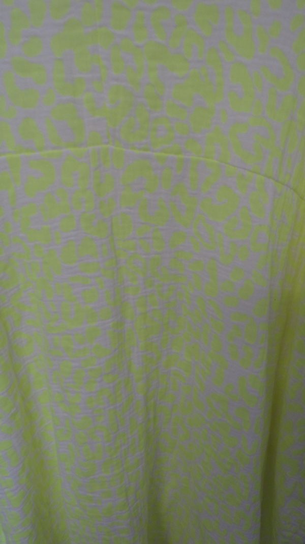 New Ladies Yellow Leopard Print Oversized tunic top One Size fits sizes 20 22 24 - Image 4