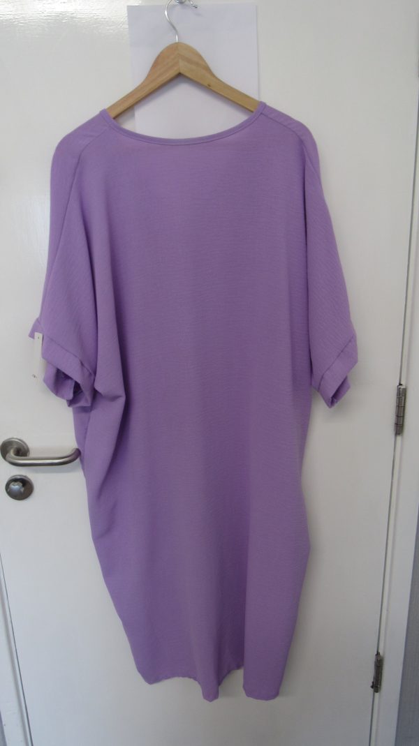 New Ladies Purple V Neck Knot Dress One Size fits sizes 18 20 22 - Image 7