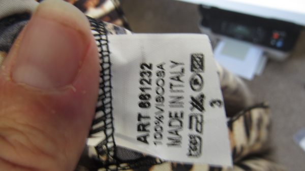 New Ladies Brown Animal Print Tunic Top One Size fits sizes 18 20 22 - Image 7
