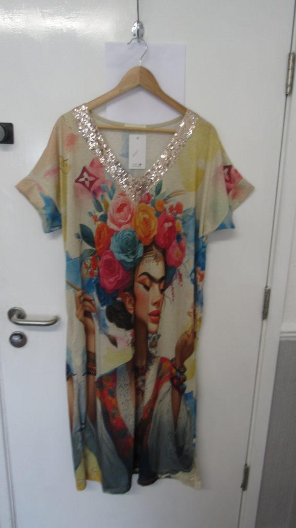 New Ladies Freda Dress One Size fits sizes 16 18 20 22 - Image 2