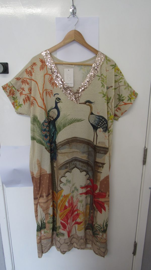 New Ladies Bird Dress One Size fits sizes 14 16 18 20