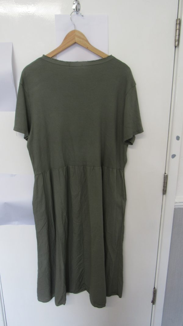 New Ladies Khaki dress Pockets One Size fits sizes 16 18 20 22 - Image 6