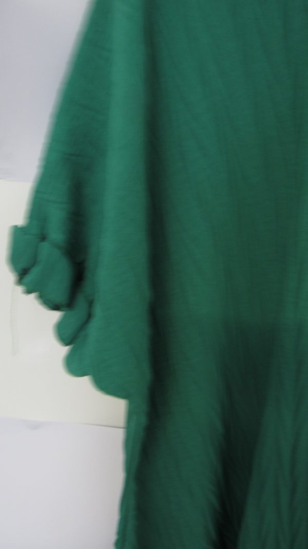 New Ladies Green Plus Size Button Down Shirt One Size fits 18 20 22 24 - Image 5