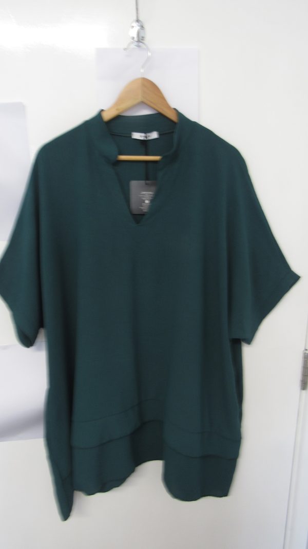 Ladies Women New Teal Plus Tunic Top One Size fits sizes 18 20 22 24 - Image 2