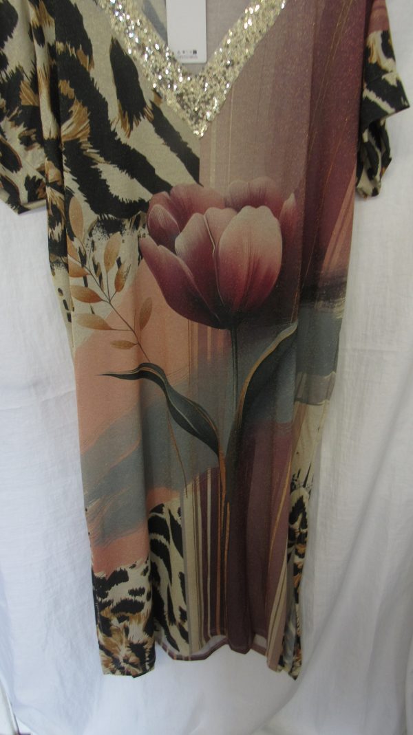 New Ladies Tulip Dress One Size fits sizes 14 16 18 20 - Image 3