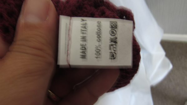 New Ladies Wine Lacy Open Cardigan One Size fits sizes 18 20 22 - Image 4