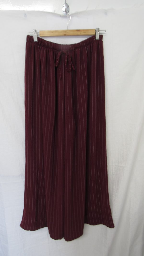 New Ladies Plum Stripe Wide Leg Trousers One Size fits sizes 18 20 22