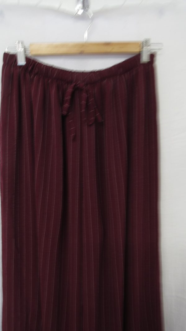 New Ladies Plum Stripe Wide Leg Trousers One Size fits sizes 18 20 22 - Image 3
