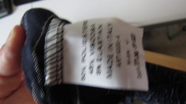 New Ladies Navy Blue Stripe Wide Leg Trousers One Size fits sizes 18 20 22 - Image 7