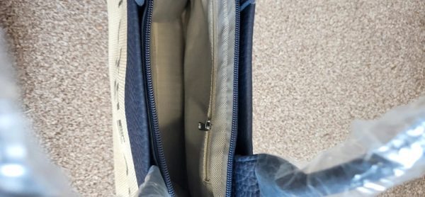 New Ladies Blue Beige The Tote Bag - Image 8