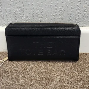Black the tote bag Zip Up purse