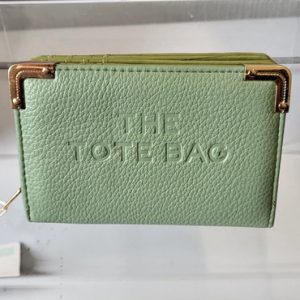 Green Metal Detail Purse Small