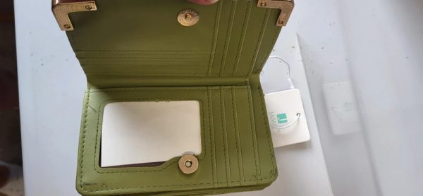 Green Metal Detail Purse Small - Image 6