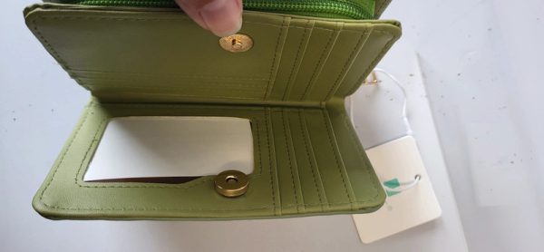 Green Metal Detail Purse Small - Image 7