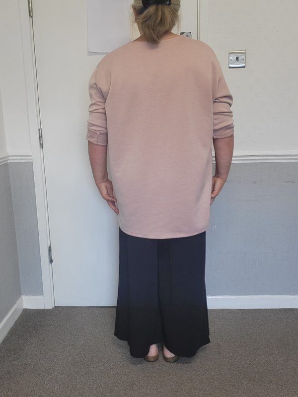 New Ladies Pale Pink Diamante Detailing Top One Size fits sizes 18 20 22 - Image 9