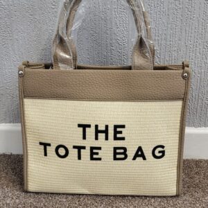 New Ladies Beige The Tote Bag