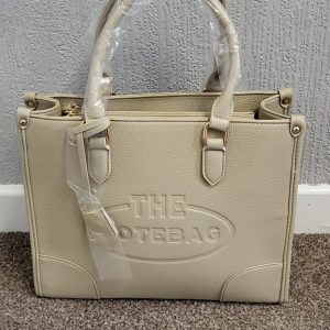 Beige Plain The Tote Bag
