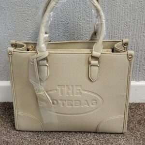 Beige Plain The Tote Bag