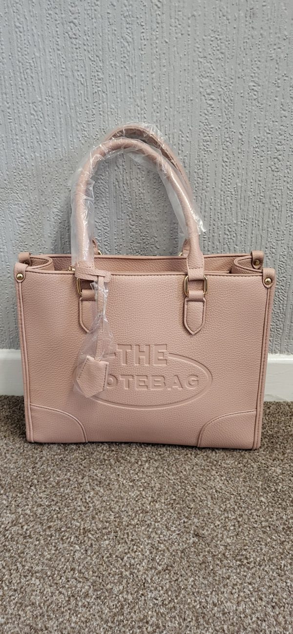Light Pink Plain The Tote Bag