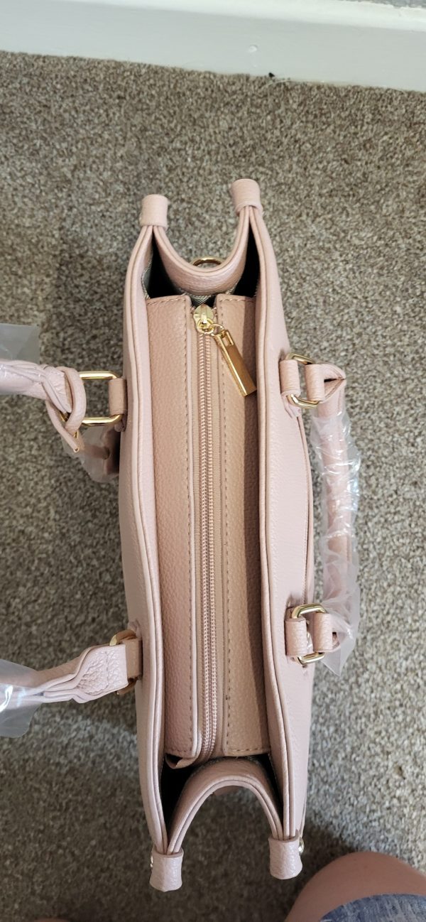Light Pink Plain The Tote Bag - Image 6