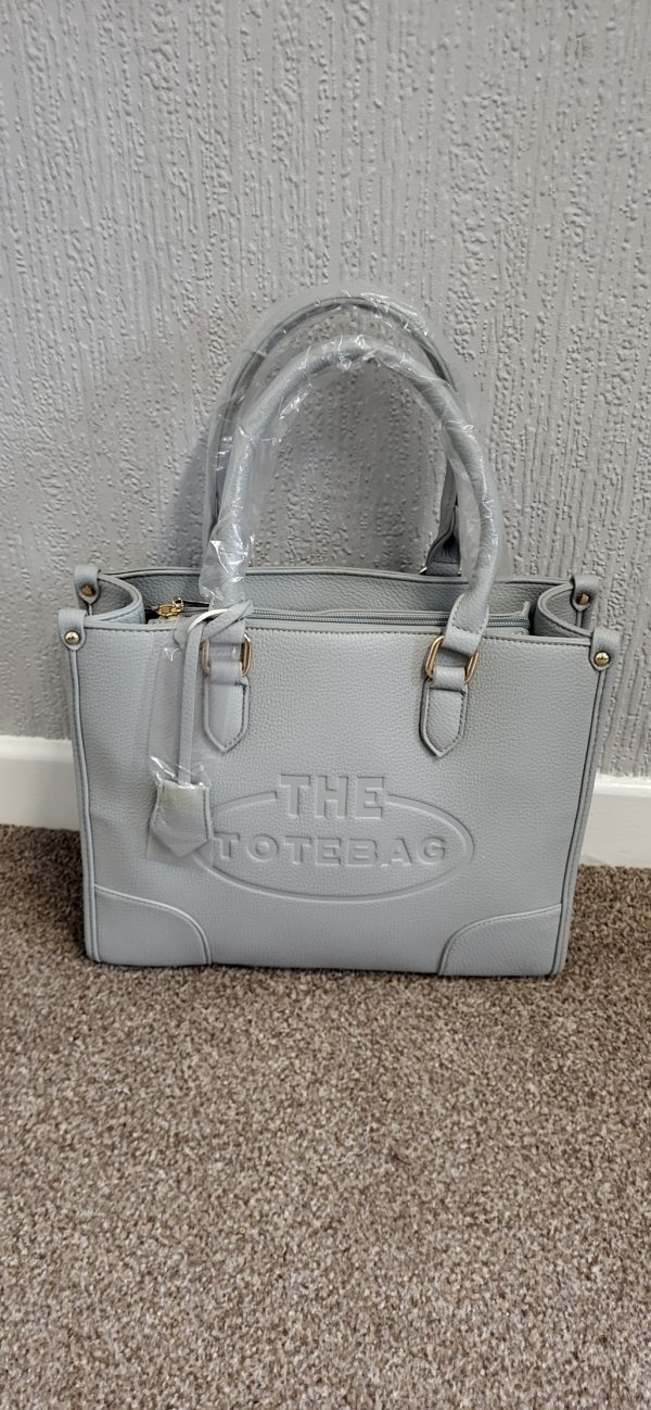 Grey Plain The Tote Bag - Image 4