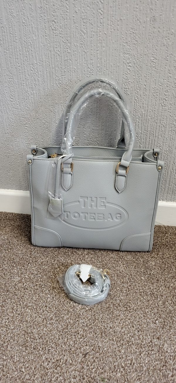 Grey Plain The Tote Bag - Image 5