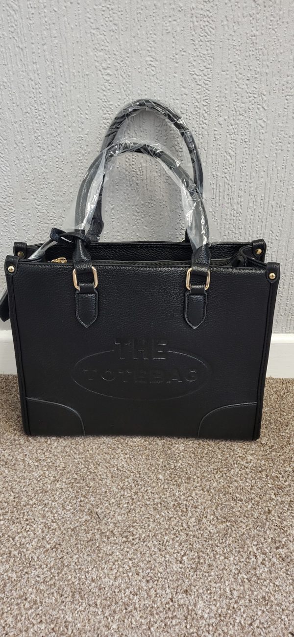 Black Plain The Tote Bag - Image 2