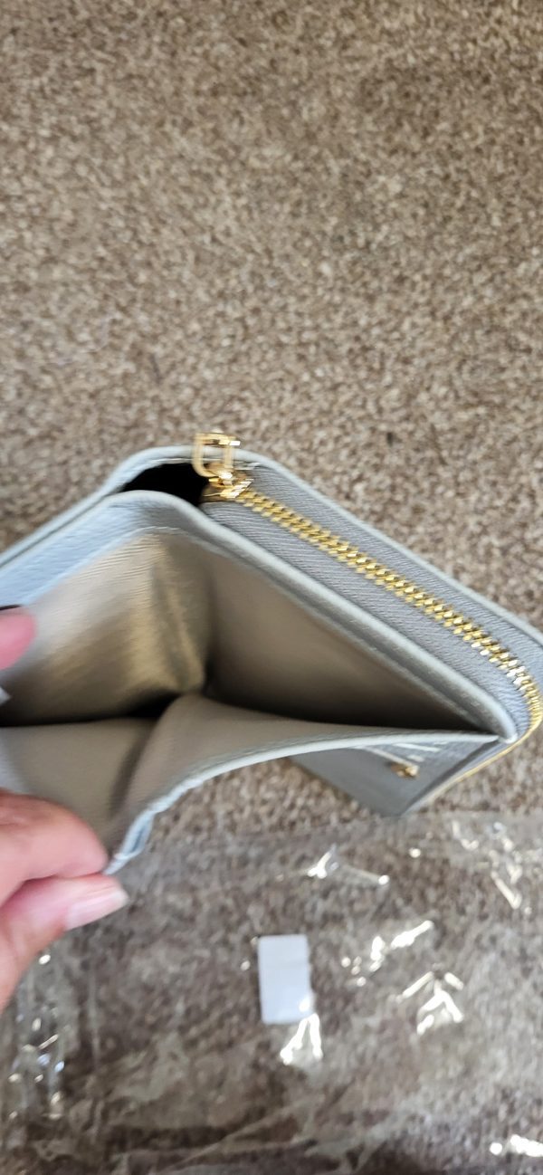 Grey Plain The Tote Bag Purse - Image 9
