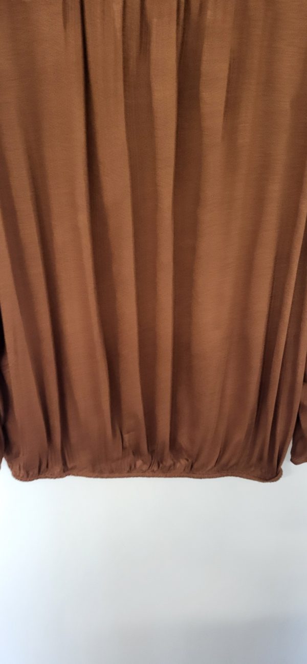New Ladies Brown Long Sleeved One size fits sizes 16 18 20 22 Plus Size - Image 3