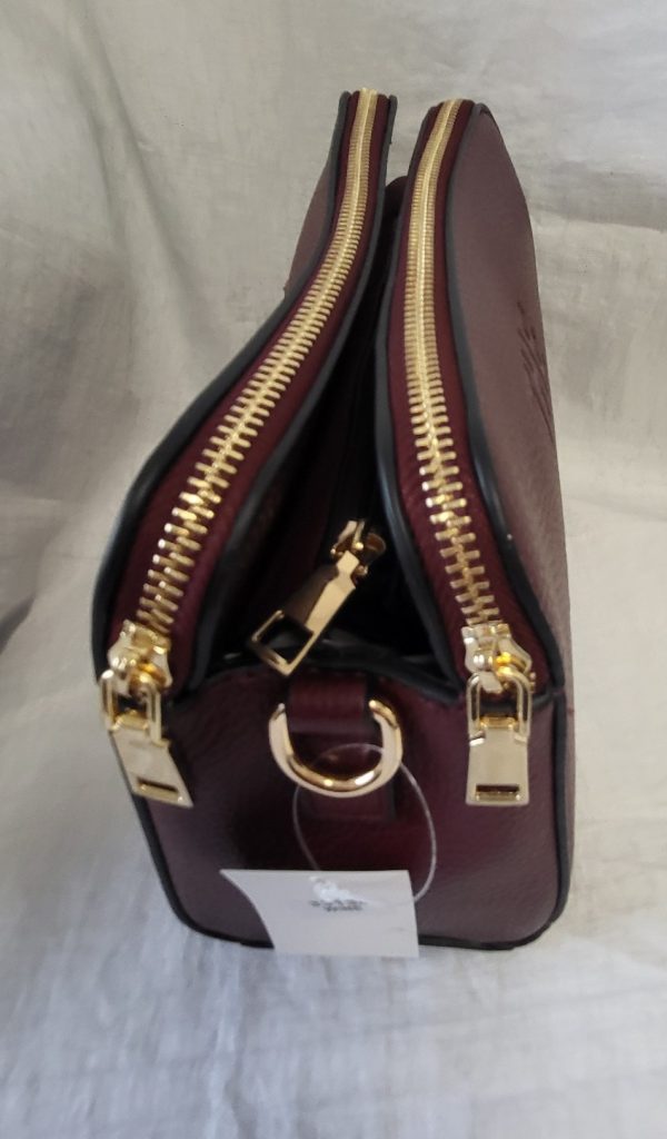 Wine Triple Compartment Tote Bag New Ladies - Image 3