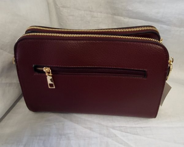 Wine Triple Compartment Tote Bag New Ladies - Image 5