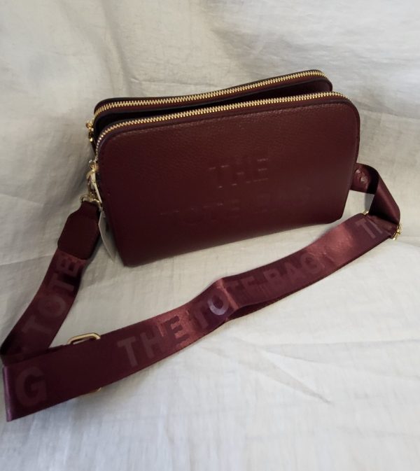 Wine Triple Compartment Tote Bag New Ladies