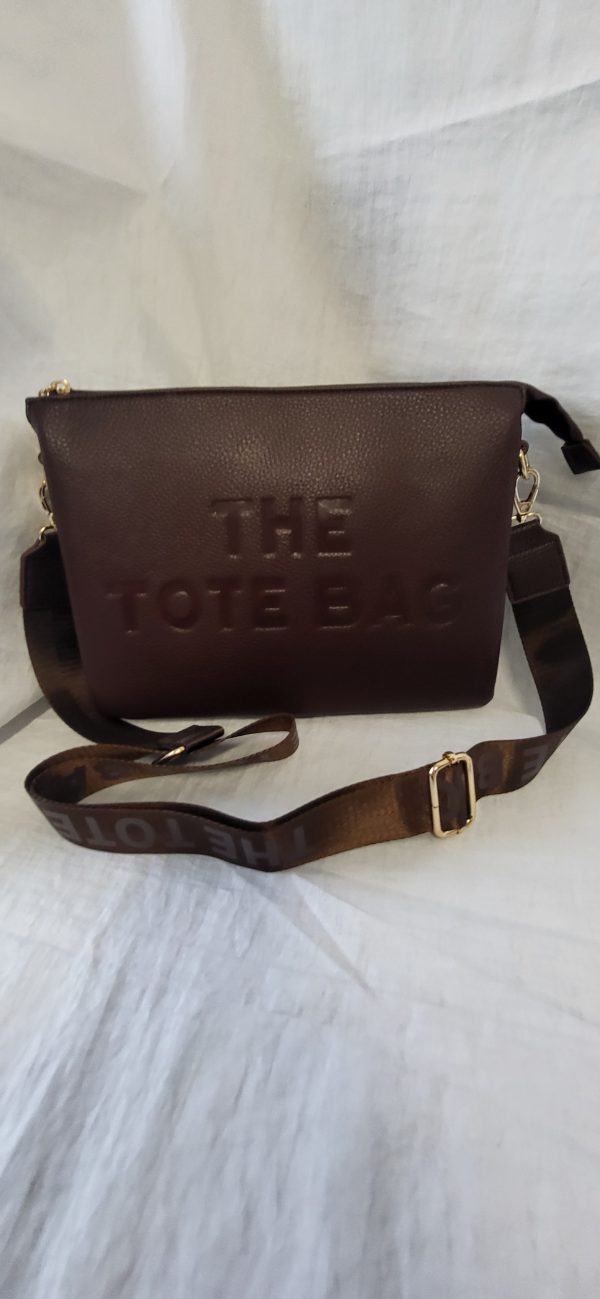 Coffee Brown Tote Crossbody Women's Bag New
