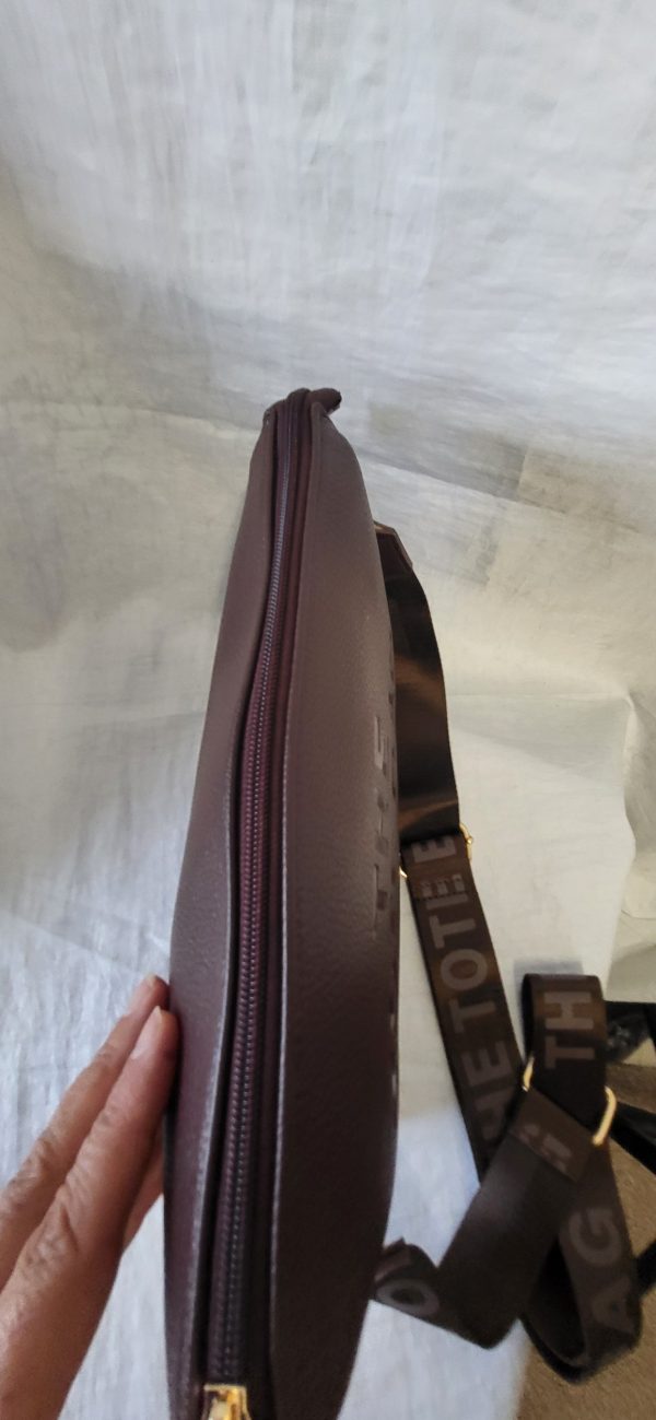 Coffee Brown Tote Crossbody Women's Bag New - Image 6