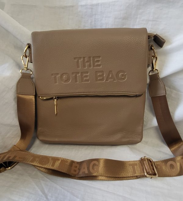 Beige Crossbody The Tote Bag