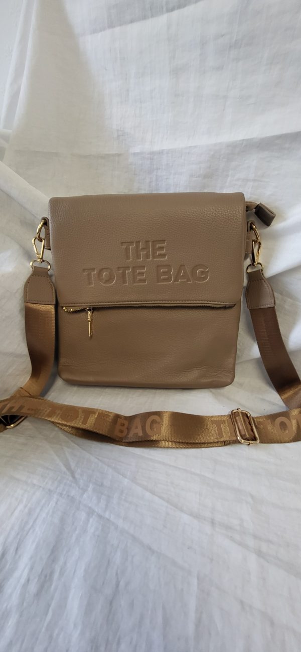 Beige Crossbody The Tote Bag - Image 2