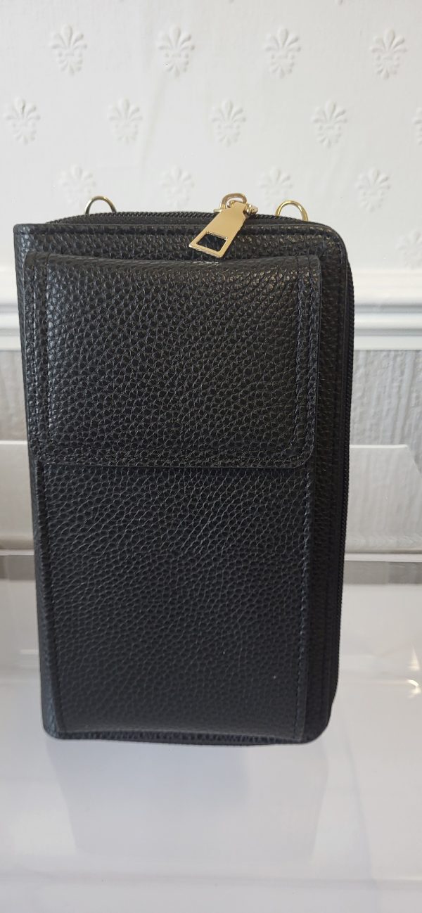 Crossbody Bag / Phone Case Black - Image 3