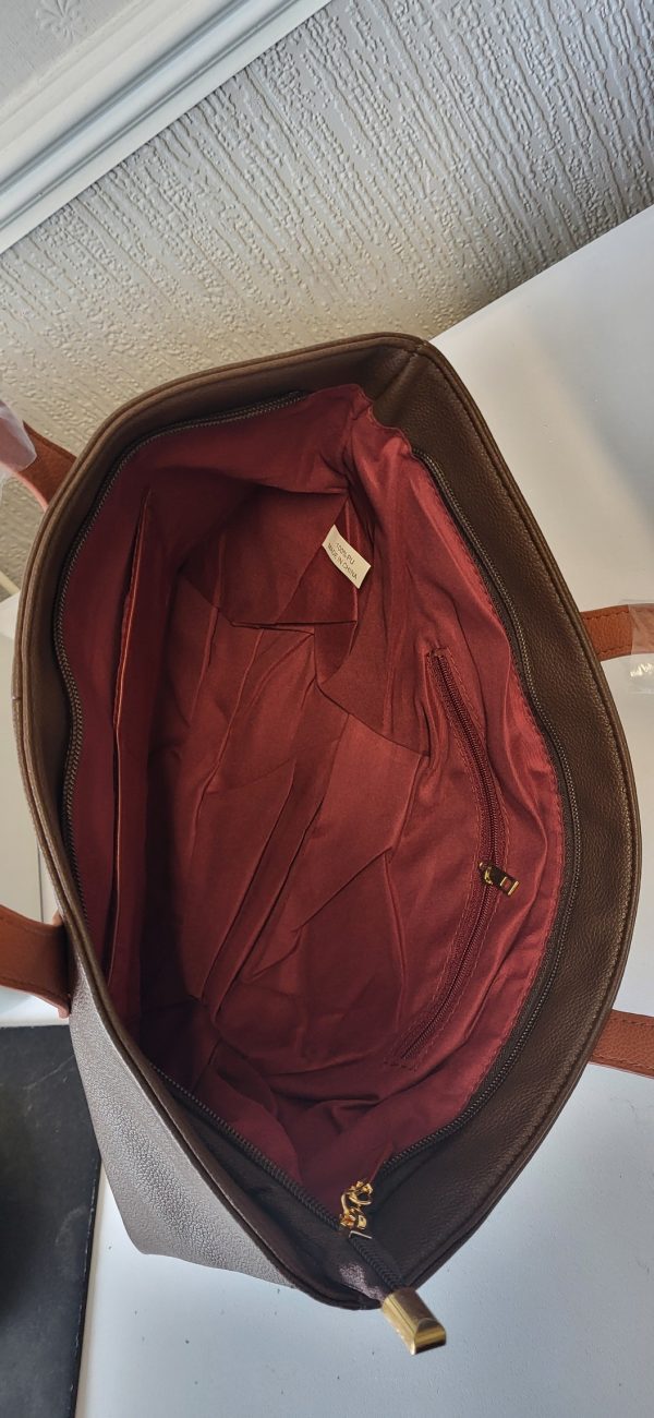 Brown Women's Shoulder Bag New - Image 5