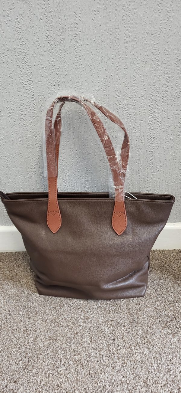 Brown Women's Shoulder Bag New - Image 4